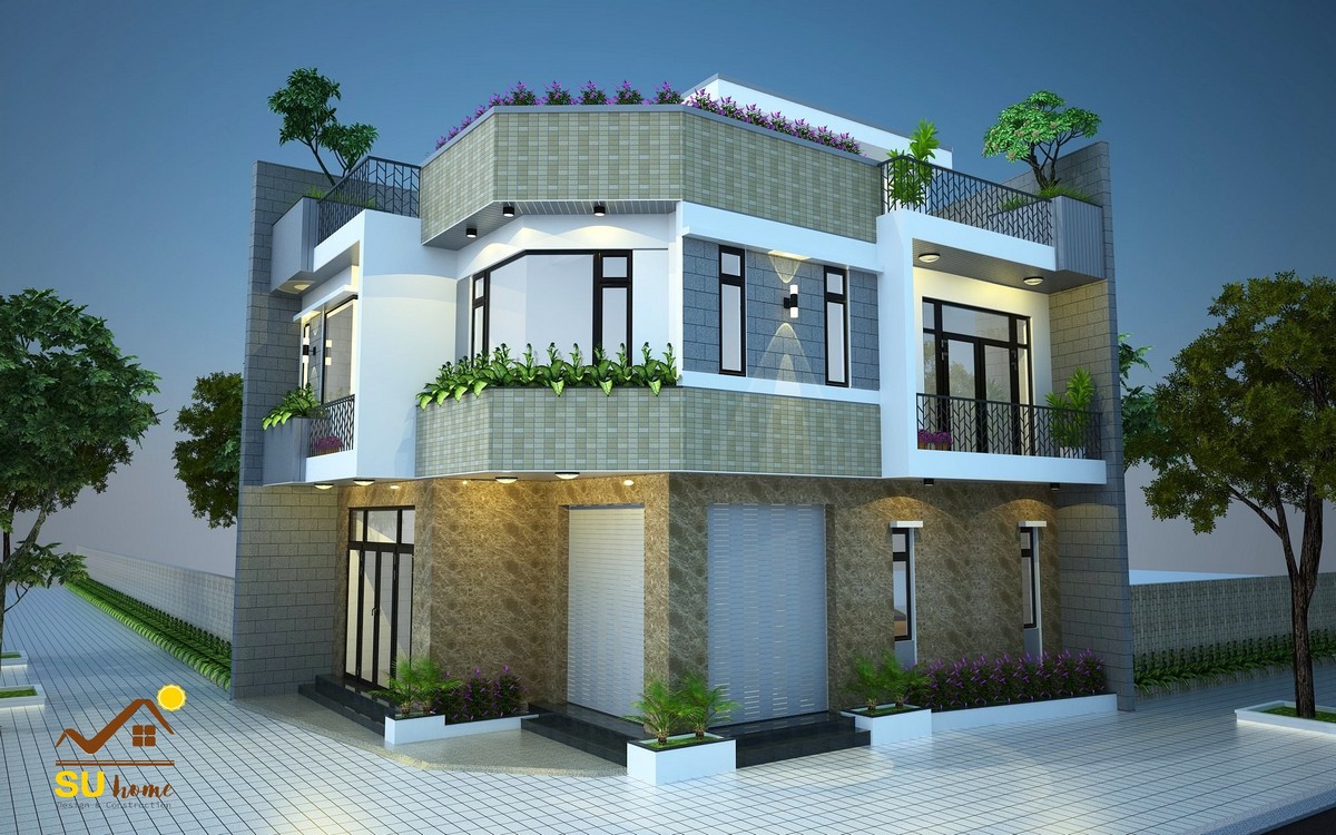 Nhà phố anh Hùng – 2,5 tầng